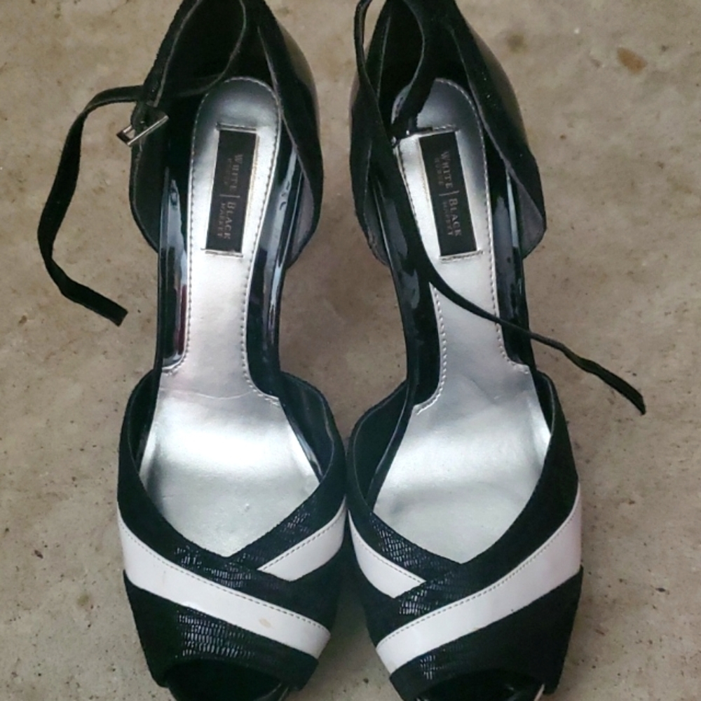 Black and White Heels